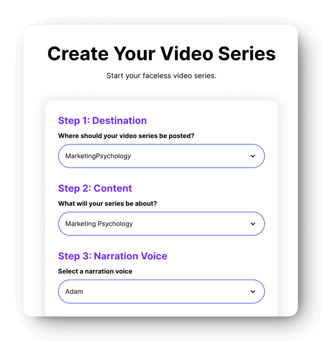 Create Your Video Series
